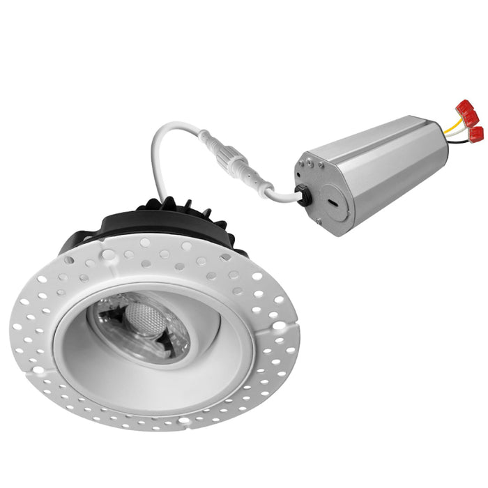 Envision LED LED-DLJBX-TML-GMB-2R Trimless-Line 2" 8W Round LED Gimbal Downlight, 5 CCT Selectable