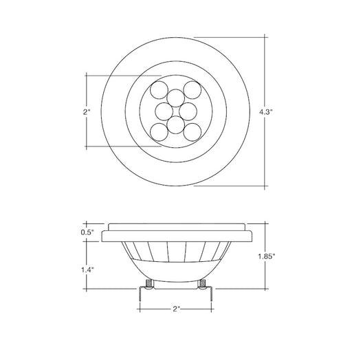 EnvisionLED LED-PAR36-13W-W 13W PAR36 LED Bulb, 2700K