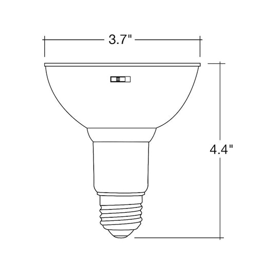 EnvisionLED LED-P30-10W-5CCT 10W PAR30 LED Bulb, 5 CCT Selectable