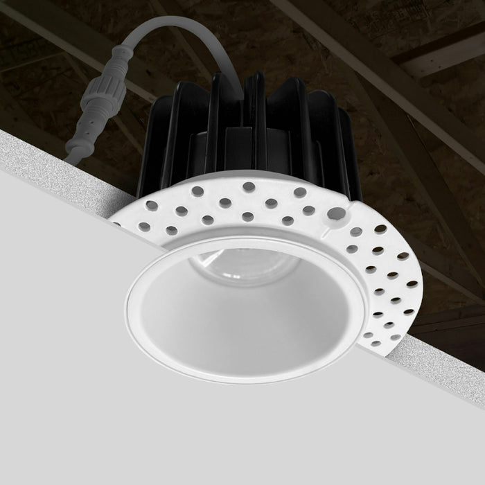 Envision LED LED-DLJBX-TML-2R Trimless-Line 2" 8W Round LED Downlight, 5 CCT Selectable