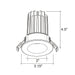 Envision LED LED-DLJBX-2 2" Round SnapTrim-Line LED Smooth Downlight