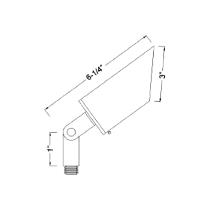 Westgate LD-098-CR-LEDB 5W 12V LED Directional Light, 3000K