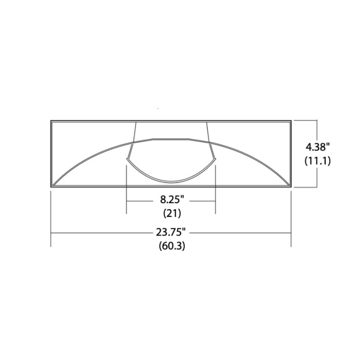 Lithonia 2VTL2 2x2 33W LED Volumetric Troffer, 4000lm