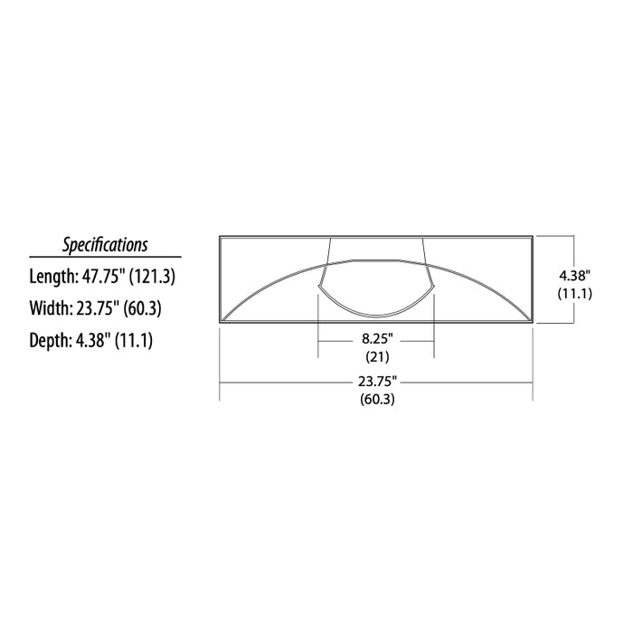 Lithonia 2VTL4 2x4 38W LED Volumetric Troffer, 4800lm