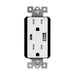 Enerlites 61501-TR2USB3-1A1C Dual USB Type-A/C Charger 3.6A with 15A Tamper-Resistant Duplex Receptacles