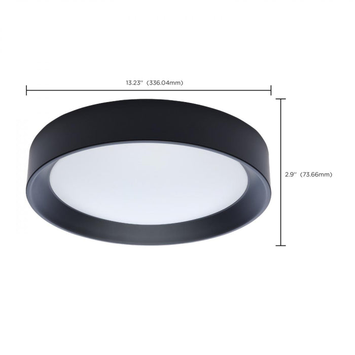 Nuvo Selene 13" LED Flush Mount, 5CCT Selectable