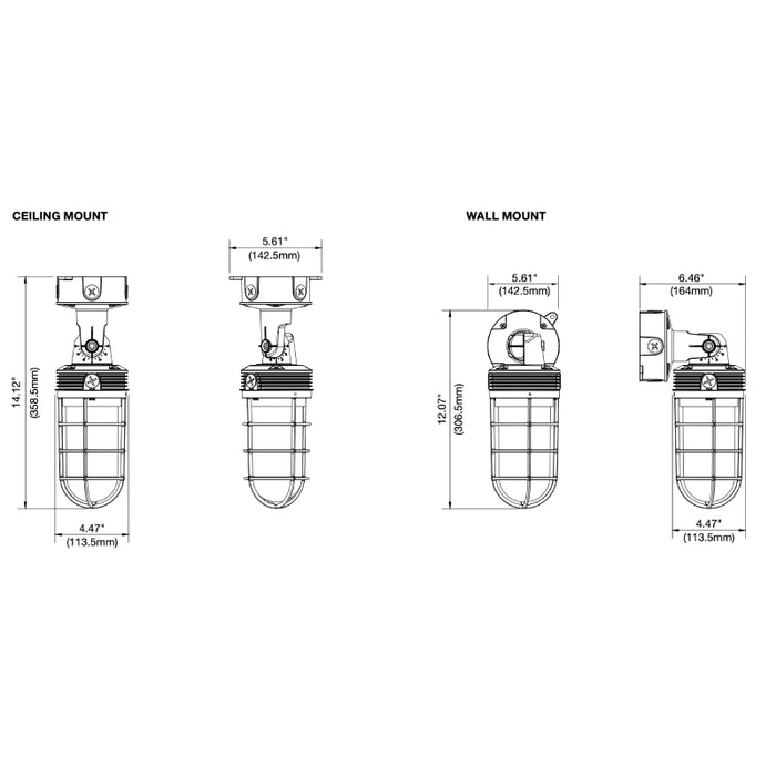 LEDvance 62448 10W/20W LED Value Class Dual Selectable Jelly Jar