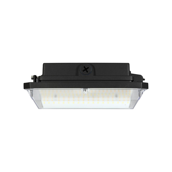Nuvo 10" Square 20W/30W/45W LED Wide Beam Angle Canopy Light, CCT Selectable