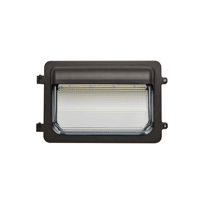 Nuvo 65-885 70W/85W/100W LED Low Profile Wall Pack with Integrated Bypassable Photocell, CCT Selectable