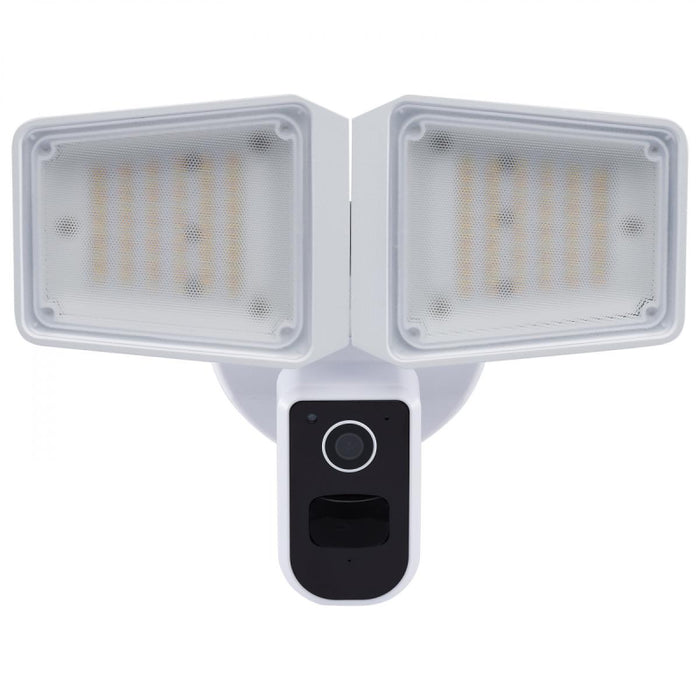 Nuvo 36W Rectangular Outdoor LED Smart Security Light with Camera