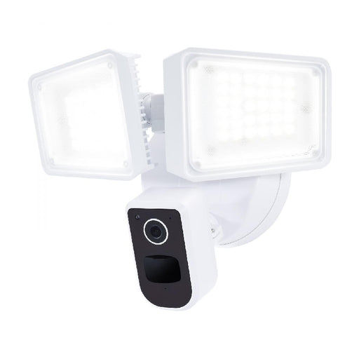 Nuvo 36W Rectangular Outdoor LED Smart Security Light with Camera