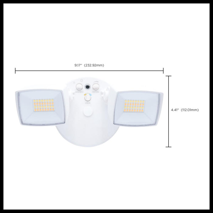 Nuvo 17W/25W 2-Head LED Security Light