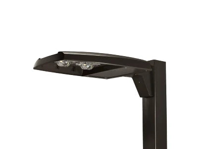 Lumark Prevail 53W LED Area Luminaire 7100 Lunens, 4000K  Standard Mounting Arm, 120-277V