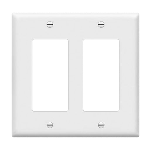 Enerlites 8832 2-Gang Decorator/GFCI Wall Plate