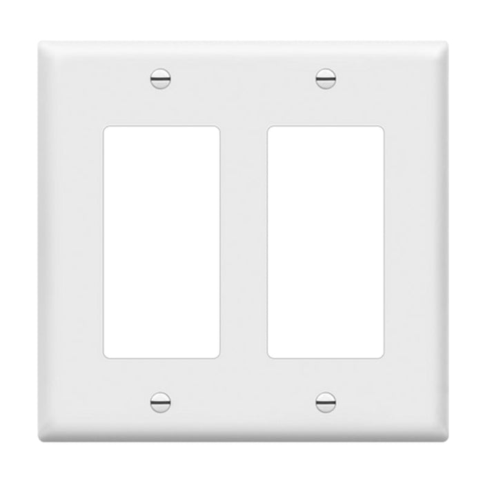 Enerlites 8832 2-Gang Decorator/GFCI Wall Plate