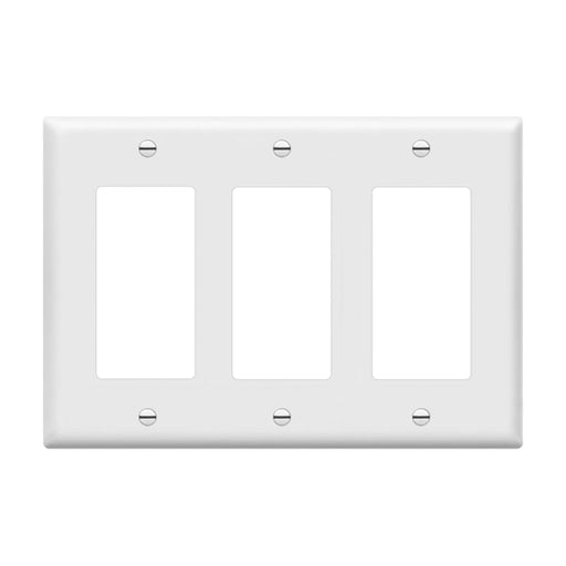 Enerlites 8833 3-Gang Decorator/GFCI Wall Plate