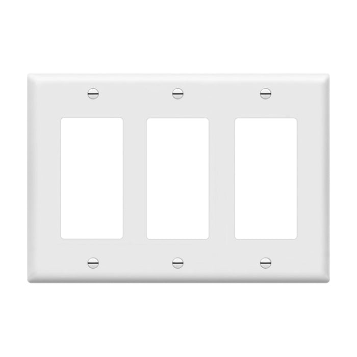 Enerlites 8833 3-Gang Decorator/GFCI Wall Plate