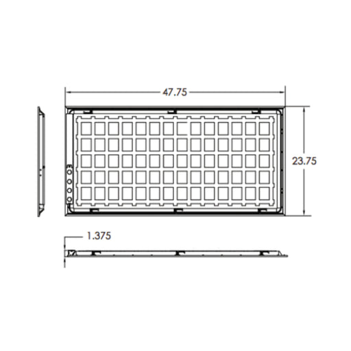 Energetic BPL4MP56 2x4 36W/40W/45W LED Back-Lit Flat Panel, 3CCT Selectable