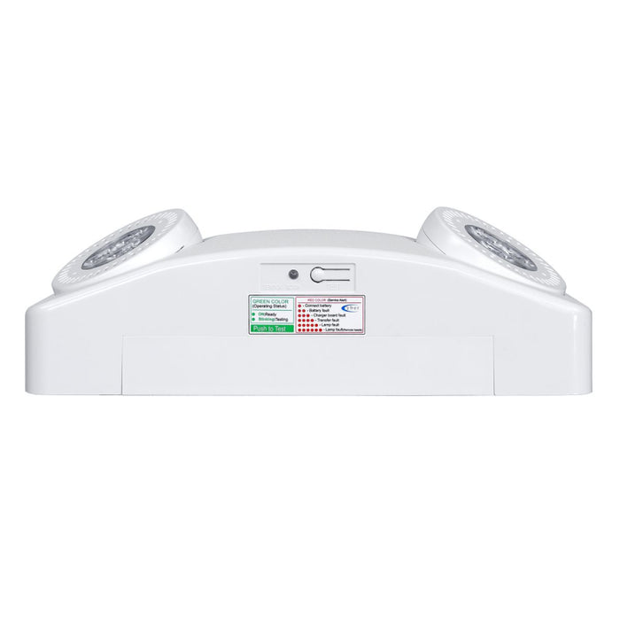 Compass CU2HLSD High Lumen LED Emergency Light, 550 Lumens, Self Test/Diagnostics