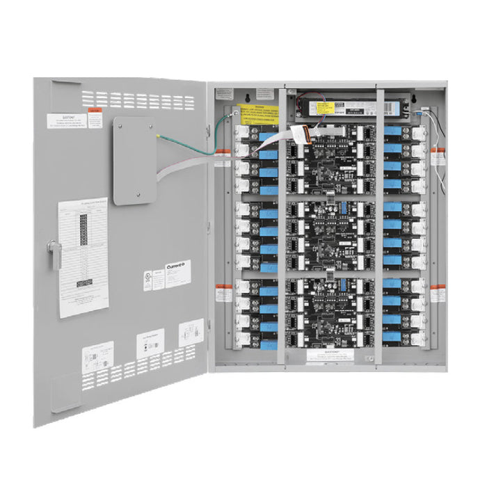 NX Lighting Controls CX082S082NM 8 Relay Spaces Control Panel, 1-Pole Elect. Held N.O. Relays