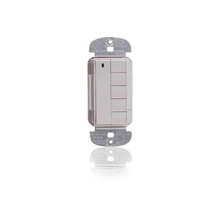 Wattstopper DCC7-W 7-Button LV Decorator Switch, Contact Closure