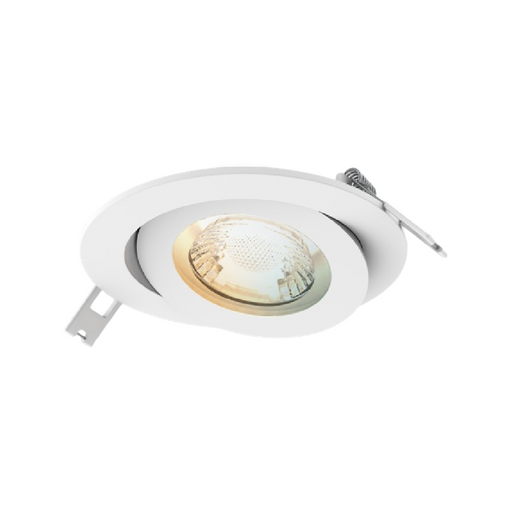 Dals DCP-FGM4 Pivot Pro 4" Smart Flat Gimbal Recessed Light, RGB+CCT - White