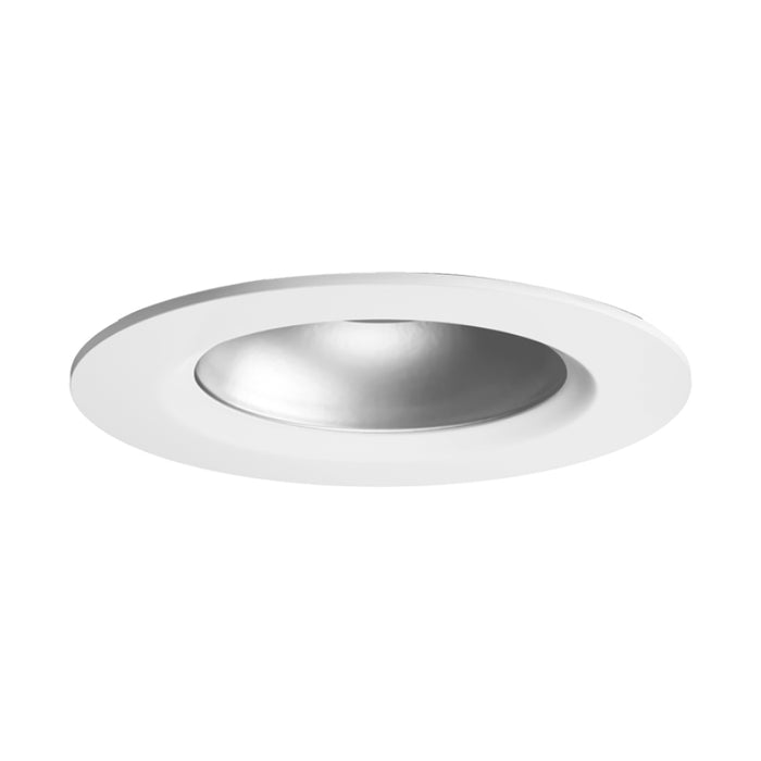 Elco E1L02 Oak 1" Round Recessed Downlight, Dim to Warm-Haze with White Trim