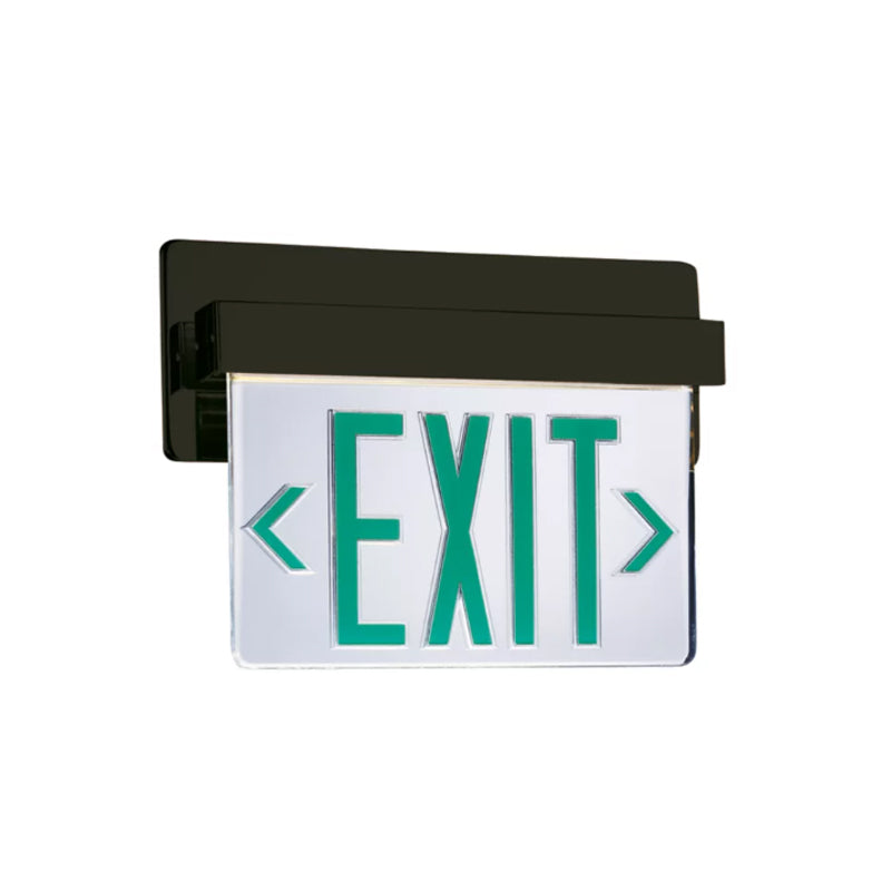 Sure Lites Elx7 Led Edge Lit Exit Sign Self Powered Ceiling Mount 3130