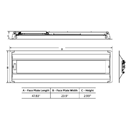 Philips EvoKit Click 2x4 LED Retrofit Kit, Lumen & 3CCT Selectable