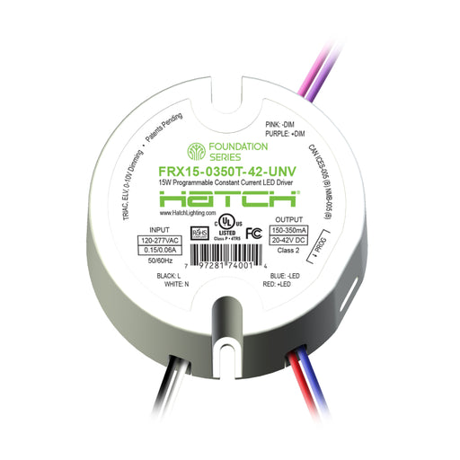 Hatch FRX15 15W Programmable Constant Current LED Driver, 150-350mA