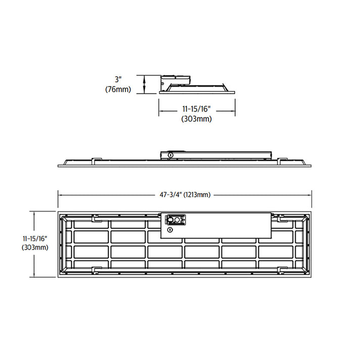 Day-Brite CFI 1FPZ38L-4 FluxPanel 1x4 LED Flat Panel, 3800 Lumen