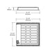 Day-Brite CFI 2FPZ20L FluxPanel 2x2 LED Flat Panel, 2000 Lumen