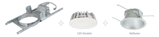 Halo HC820D010 HC8 8" New Construction Downlight Housing, 2000 Lumen