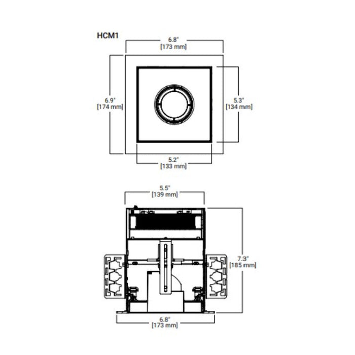 Halo Commercial HCM1 1-Head Adjustable Multiple New Construction Housing