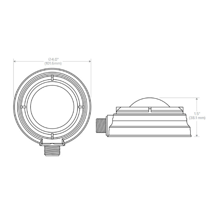 NX Lighting Controls WSPDBSMUNV Bluetooth WASP Occupancy/Vacancy Sensor, Surface Mount