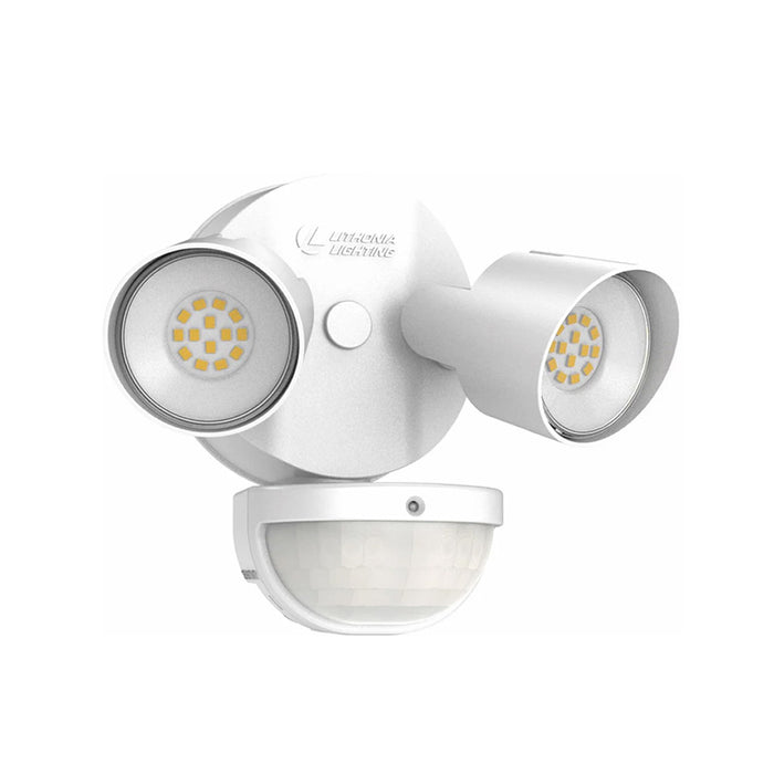 Lithonia HGX 25W 2-Head HomeGuard LED Security Light with Motion Sensor