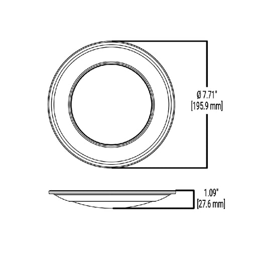 Halo HLS6 6" Surface Mount LED Disk Light