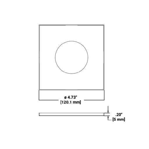 Halo JBD 4" Square Baffle Designer Trims