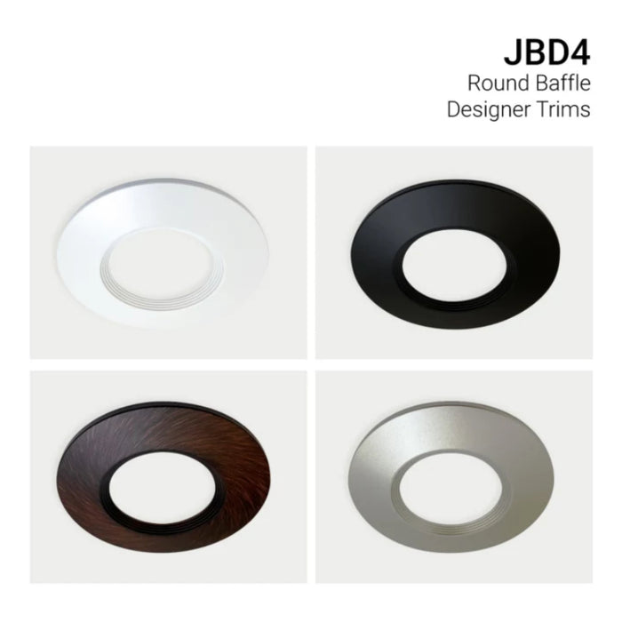 Halo JBD 4" Round Baffle Designer Trims