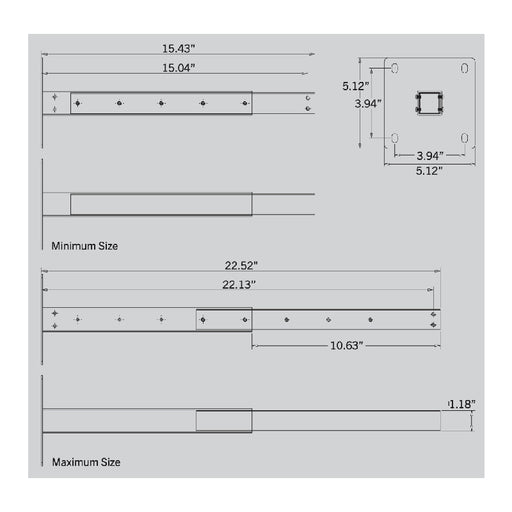 Keystone KT-WWLED-LA-WMB-KIT Wall Mount Bracket Kit