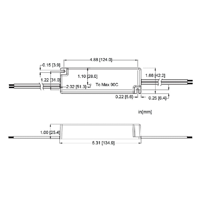 Hatch LC30-FF L Series 30W Constant Current LED Driver, 0-10V Dimming, 350mA