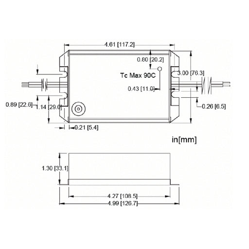 Hatch LC60-F L Series 60W Constant Current LED Driver, 0-10V Dimming, 1050mA