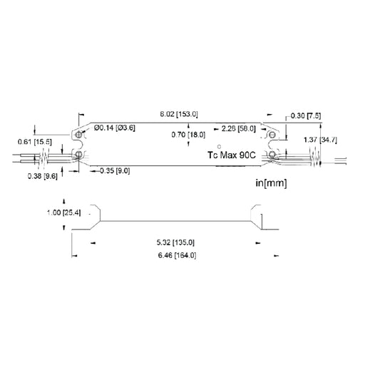 Hatch LC14 L Series 14W Constant Current LED Driver, 0-10V Dimming, 350mA