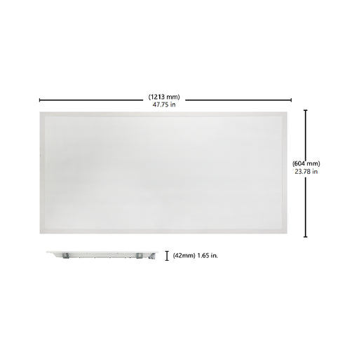 Lumination 2X4 LED Flat Panel, Switchable 3 CCT & Lumen & Wattage