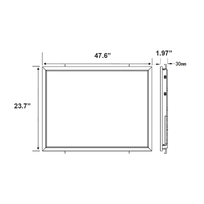 Westgate LTRC-2X4-MCTP 2x4 Premium Curved LED Indirect Troffer, 3CCT & Power Selectable