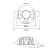 WaveLinx OCS-C-P06 Occupancy Ceiling Sensor, 600 sqft