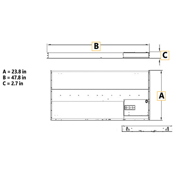 Lumination PVT 2x4 LED Volumetric Troffer, 3CCT & Lumens Switchable