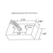 Hatch RL12 Series 60W Bottom Feed AC LED Driver, Phase Dimming, 120V Input 12V Output