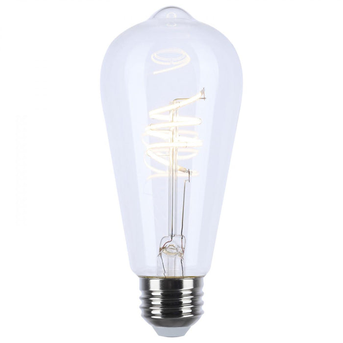 Satco ST19 6W ST19 LED Bulb, E26 Base, 2700K