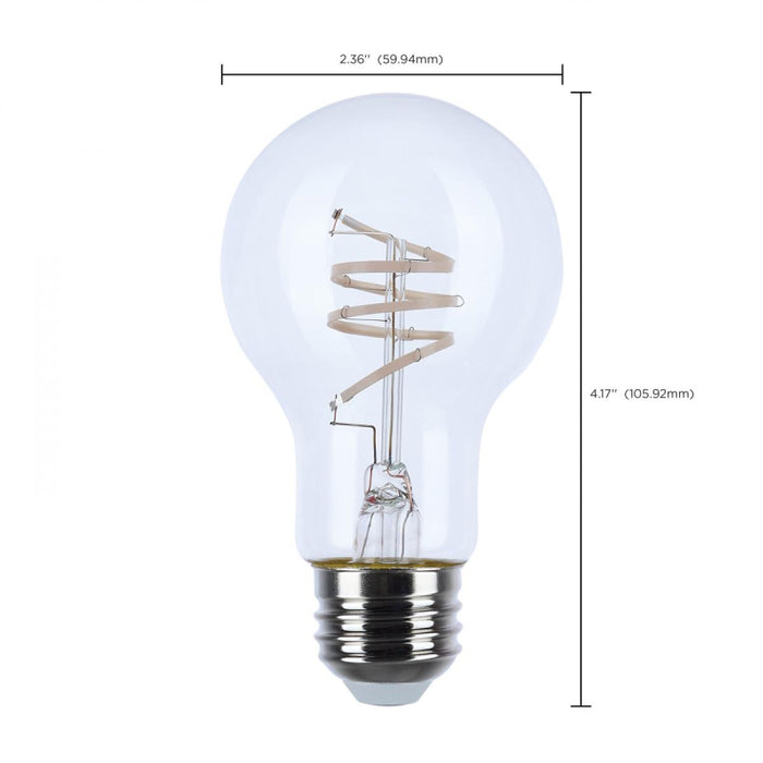 Satco S11521 6W A19 LED Bulb, E26 Base, 2700K